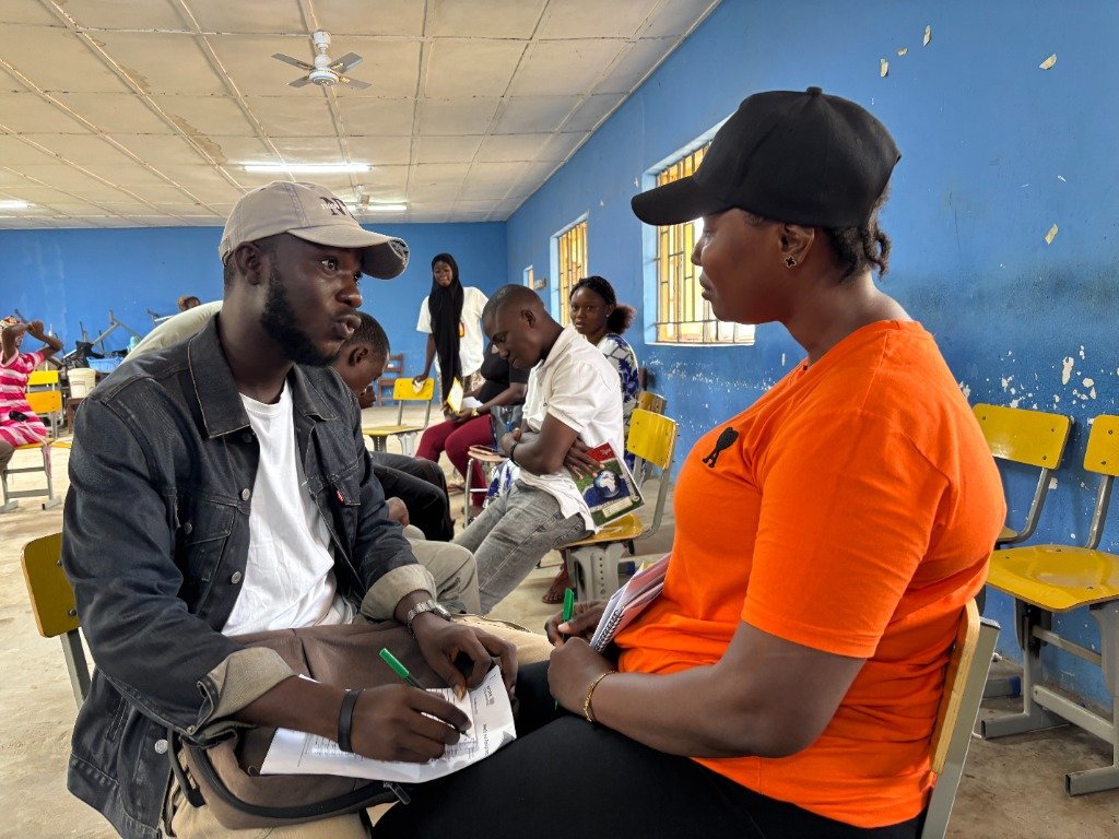 Nonviolent Communication empathic listening workshop in Sierra Leone